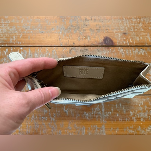 Frye Women's Melissa Snap Card Wallet - Cream/Off White - Picture 4 of 5